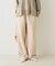 ウール起毛ジャージーカーブパンツ