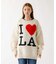 【THRIFTY LOOK/スリフティールック】ハンドニット / "I ?LA"