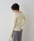 【一部店舗限定】ドレープスリットスリーブリブニット