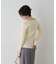 【一部店舗限定】ドレープスリットスリーブリブニット