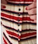 ストライプ組織2WAYニット /カーディガン