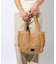 【Swaraj /スワラージ】手編みペーパーラフィアトートBAG/トートバッグ