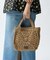 【Swaraj /スワラージ】手編みペーパーラフィアトートBAG/トートバッグ