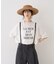 シアーロゴオーバーサイズTシャツ