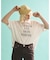 シアーロゴオーバーサイズTシャツ
