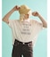シアーロゴオーバーサイズTシャツ