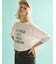 シアーロゴオーバーサイズTシャツ