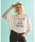 シアーロゴオーバーサイズTシャツ