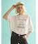 シアーロゴオーバーサイズTシャツ