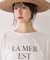 シアーロゴオーバーサイズTシャツ