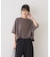 シアーロゴオーバーサイズTシャツ