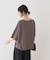 シアーロゴオーバーサイズTシャツ