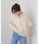 【セットアップ対応】キュプラフィブリルドレープスキッパーブラウス