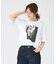 コットンフォトロゴTシャツ/半袖/洗濯機洗い可