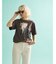 コットンフォトロゴTシャツ/半袖/洗濯機洗い可