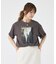 コットンフォトロゴTシャツ/半袖/洗濯機洗い可