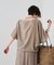 【セットアップ対応】キュプラフィブリルアシンメトリーブラウス
