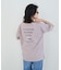 ボートネックロゴTシャツ