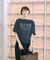 ドローコードシアーロゴTシャツ / ボートネック