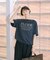 ドローコードシアーロゴTシャツ / ボートネック