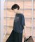 ドローコードシアーロゴTシャツ / ボートネック