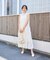 【人気追加】フェザーノースリーブワンピース