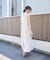 【人気追加】フェザーノースリーブワンピース