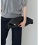 【PUNTI. / プンティ】3WAYレザークラッチバッグ/ショルダー付き/GR