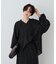 【PUNTI. / プンティ】3WAYレザークラッチバッグ/ショルダー付き/GR