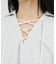 【Healthknit/ヘルスニット】クラシックスウェット レースアップカラー長