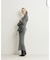 【セットアップ対応】ウール混タイトニットスカート/ウエストゴム