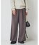 【人気追加】ストレッチダンボールタックワイドパンツ
