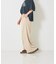 【人気追加】ストレッチダンボールタックワイドパンツ