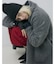 【撥水加工】アシメトリーストレッチツイルタックコクーンパンツ