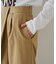 【撥水加工】アシメトリーストレッチツイルタックコクーンパンツ