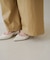 【撥水加工】アシメトリーストレッチツイルタックコクーンパンツ