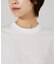 【three dots】シルキーペーパーコットンT
