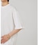 【three dots】シルキーペーパーコットンT