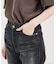 【e×qualite】ストレートストレッチパンツ