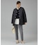 【TRADITIONAL WEATHERWEAR】キルティングノーカラーミドルブ