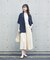 【接触冷感】ナチュラルシャンブレーフレアーパンツ