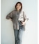 【Yu Murataさん着用/大人シアーシャツ】バックスリットシアーシャツ