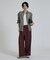 【CLASSY掲載・カシュクール着用可】リネン混レギュラーシャツ