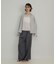 【CLASSY掲載・カシュクール着用可】リネン混レギュラーシャツ