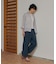 【CLASSY掲載・カシュクール着用可】リネン混レギュラーシャツ