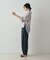 【CLASSY掲載・カシュクール着用可】リネン混レギュラーシャツ