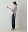 【CLASSY掲載・カシュクール着用可】リネン混レギュラーシャツ