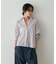 【CLASSY掲載・カシュクール着用可】リネン混レギュラーシャツ