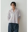 【CLASSY掲載・カシュクール着用可】リネン混レギュラーシャツ