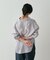 【CLASSY掲載・カシュクール着用可】リネン混レギュラーシャツ